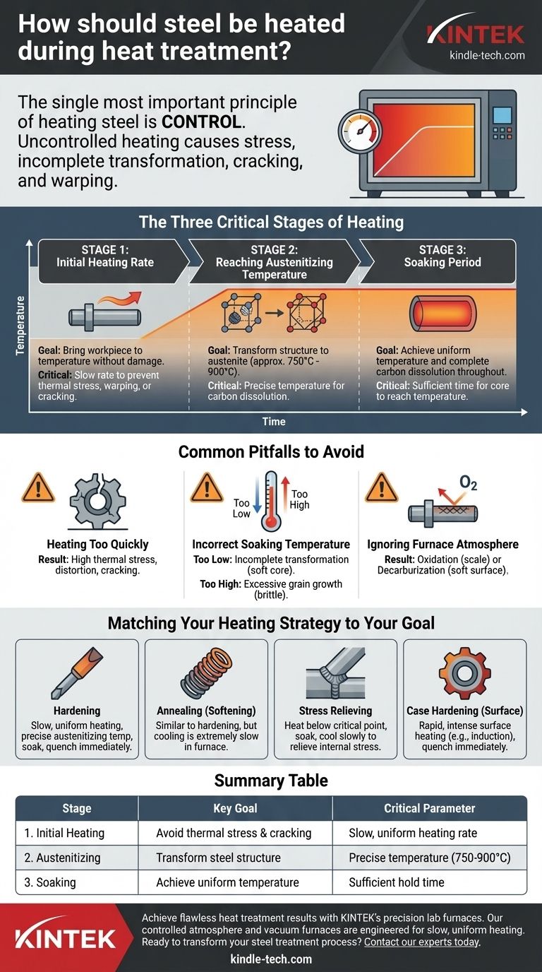 열처리를 하는 동안 강철을 어떻게 가열해야 할까요? 완벽한 결과를 위한 3단계 마스터하기 시각적 가이드