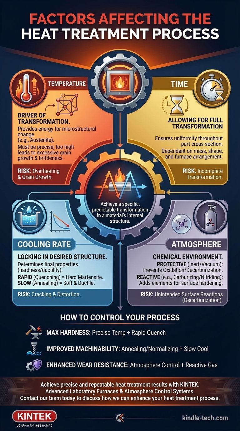 影响热处理过程的因素有哪些？掌握温度、时间、冷却和气氛 图解指南
