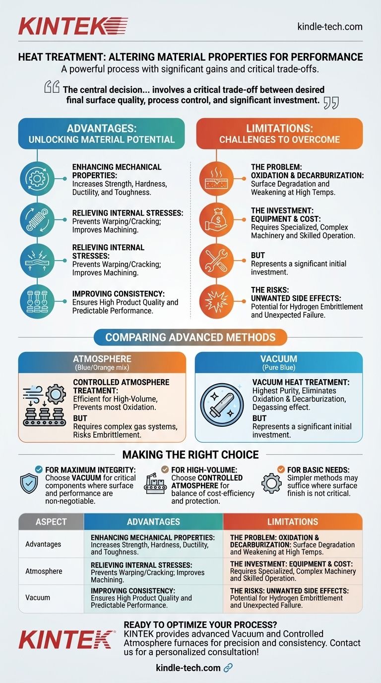 열처리 공정의 장점과 한계는 무엇입니까? 재료 강도 및 표면 무결성 숙달 시각적 가이드