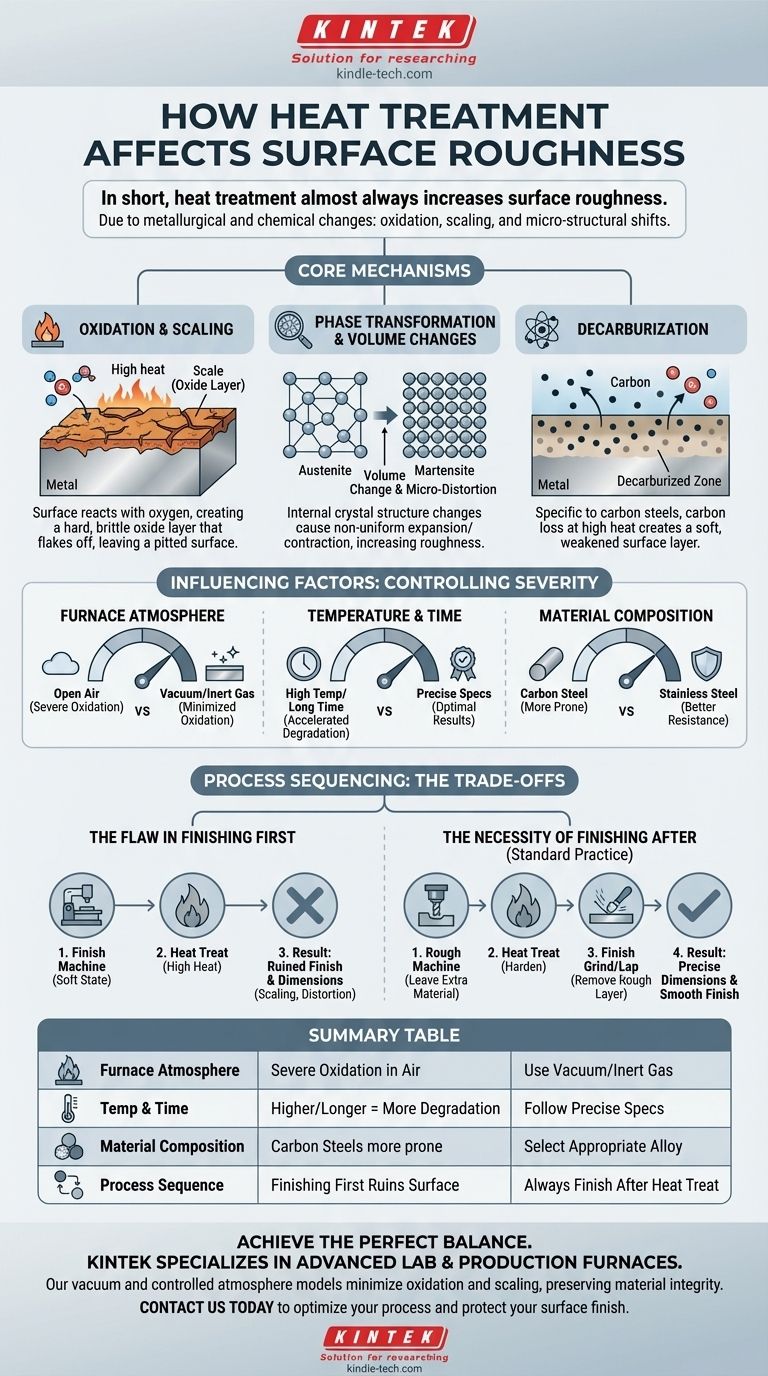 Comment le traitement thermique affecte-t-il la rugosité de surface ? Minimiser la dégradation de surface pour les pièces de précision Guide Visuel