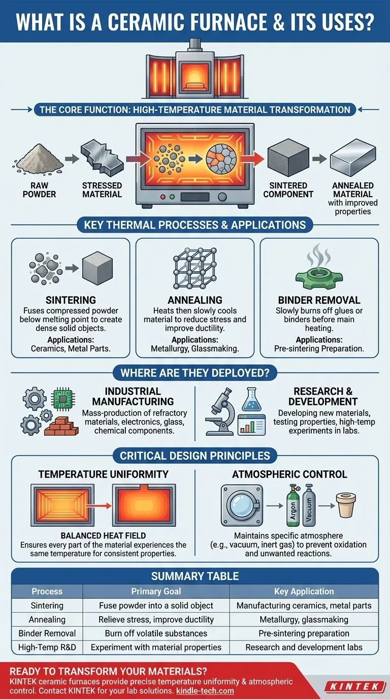 セラミック炉は何に使われますか？材料の精密な高温処理 ビジュアルガイド