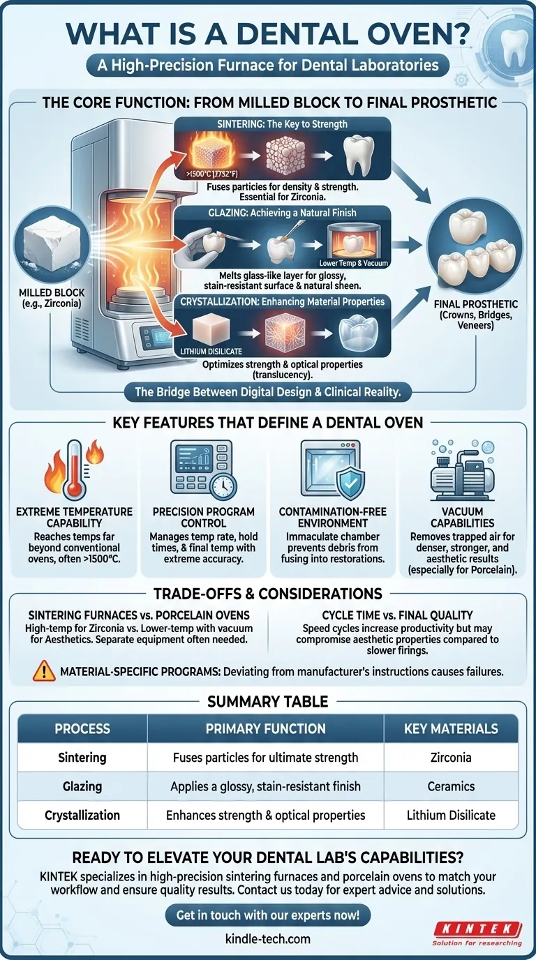 Qu'est-ce qu'un four dentaire ? Le four de précision pour créer des restaurations dentaires solides et esthétiques Guide Visuel