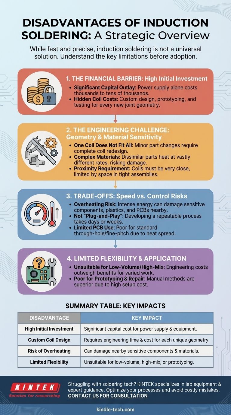 ما هي عيوب اللحام بالحث؟ القيود الرئيسية لعملية الإنتاج الخاصة بك دليل مرئي