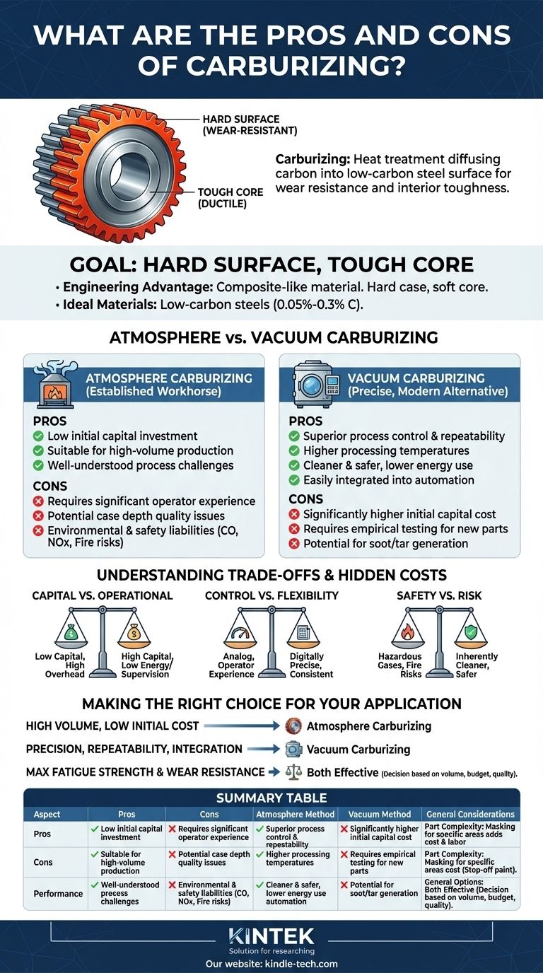 浸炭処理の長所と短所は何ですか？耐摩耗性と疲労強度を高める ビジュアルガイド