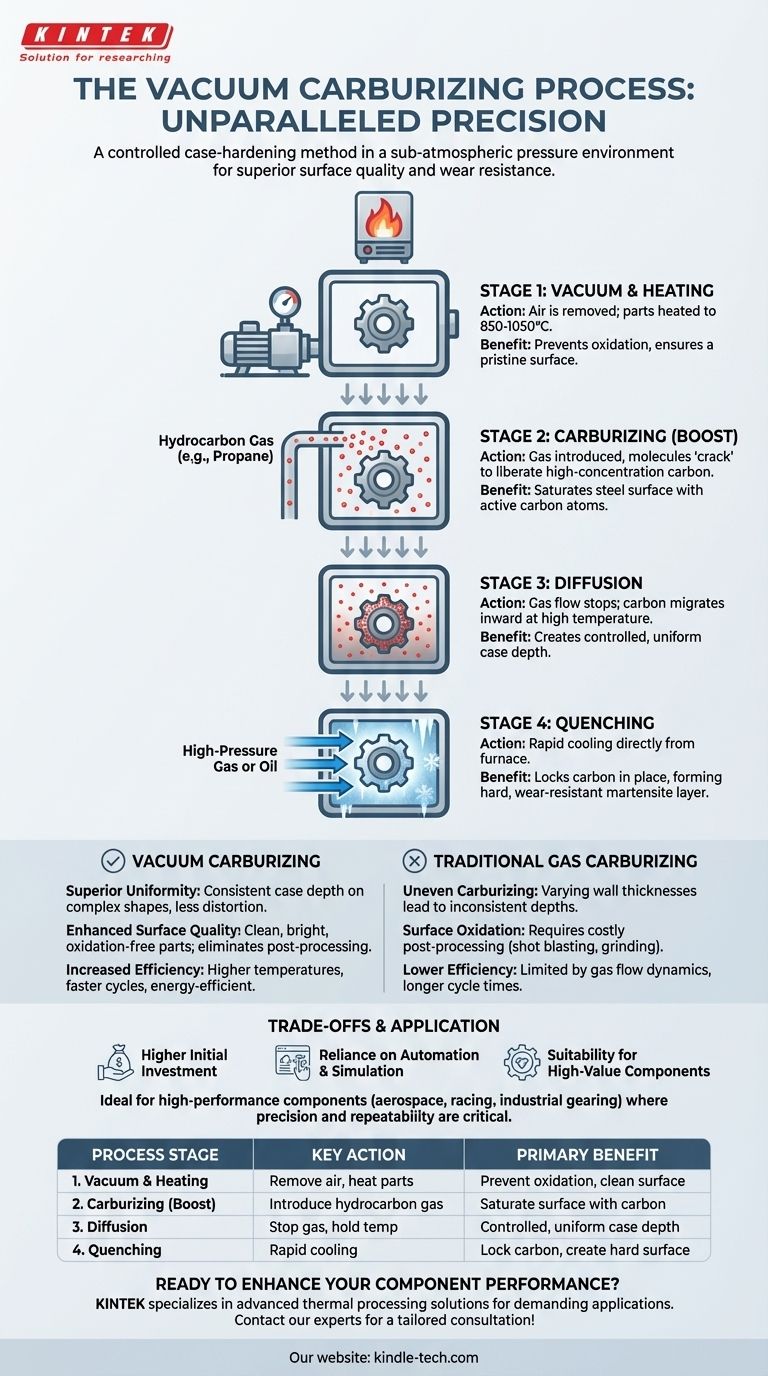 真空浸炭とは？精密なケース硬化で優れた性能を実現 ビジュアルガイド