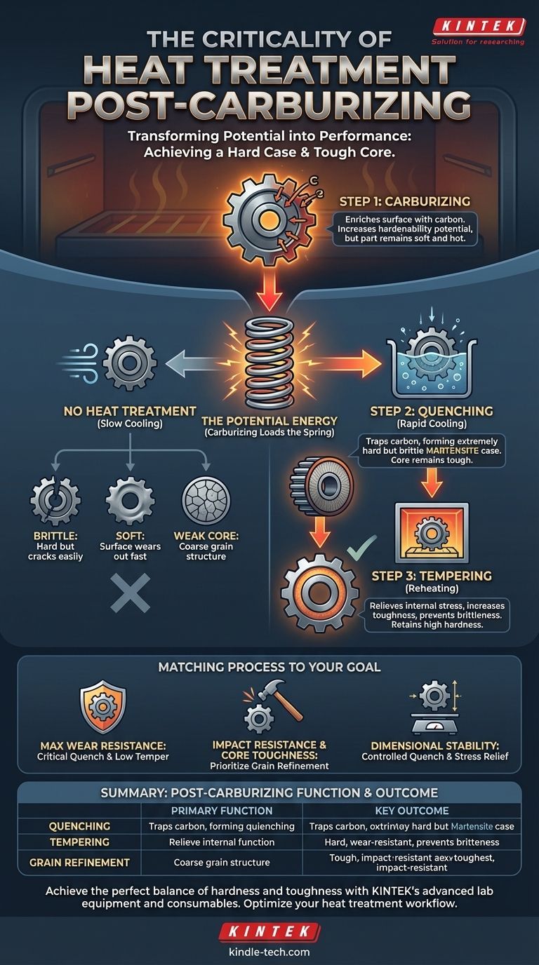 침탄 후 열처리가 필요한 이유는 무엇입니까? 탁월한 경도와 인성을 확보하세요 시각적 가이드