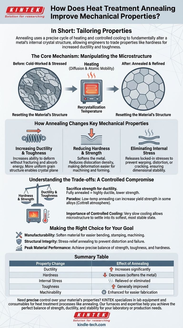 熱処理焼なましはどのように機械的特性を向上させるのか？金属の強度と延性を調整する ビジュアルガイド