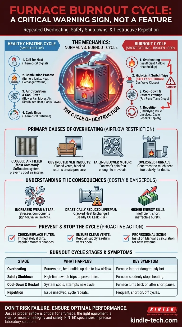 炉のバーンアウトサイクルとは何ですか？この破壊的な過熱パターンを今すぐ止めましょう ビジュアルガイド