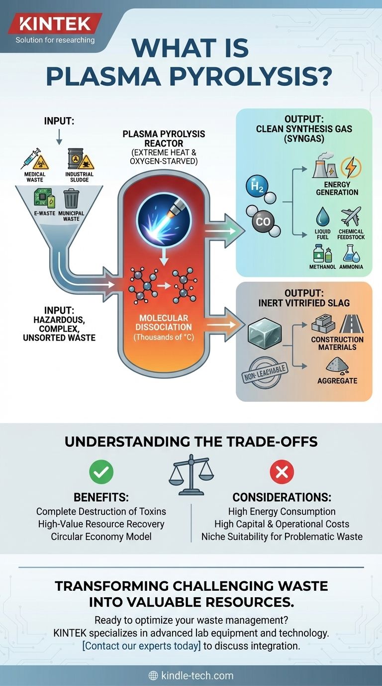 À quoi sert la pyrolyse plasma ? Transformer les déchets dangereux en énergie propre Guide Visuel