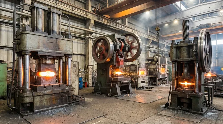 Was sind die drei Arten von Schmiedepressen? Hydraulische, mechanische und Spindelpressen erklärt