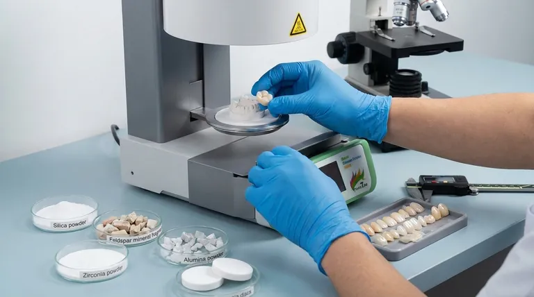 Quais são os componentes da cerâmica dentária? Domine o Equilíbrio Vidro-Cristal para Restaurações Superiores