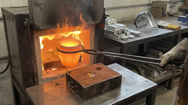 るつぼ炉は何の溶解に使用されますか?アルミニウムから金まで、非鉄金属を溶解します。