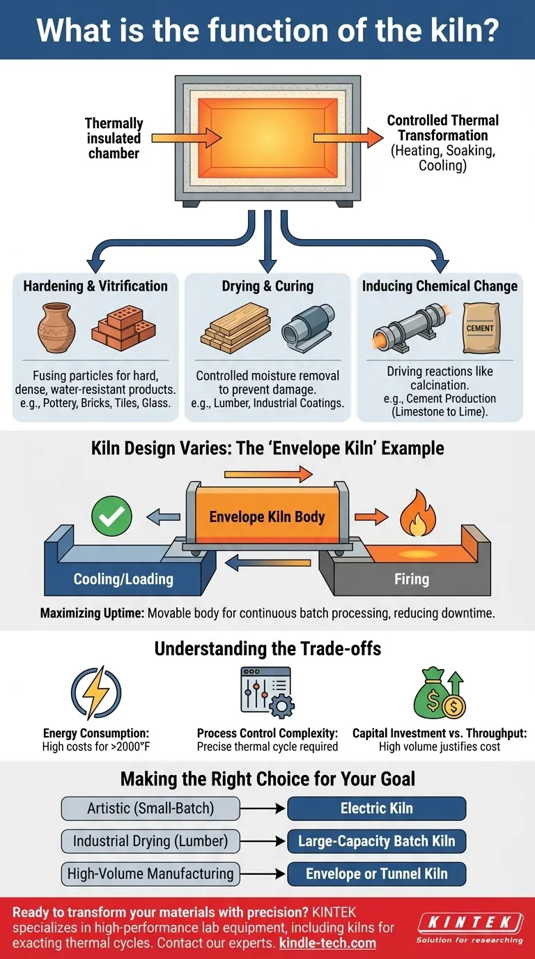 Qual é a função do forno? Desbloqueie a Transformação de Materiais com Calor de Precisão Guia Visual