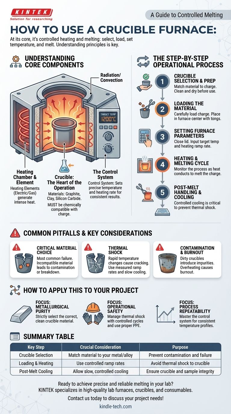 Comment utiliser un four à creuset ? Un guide étape par étape pour une fusion sûre et efficace Guide Visuel