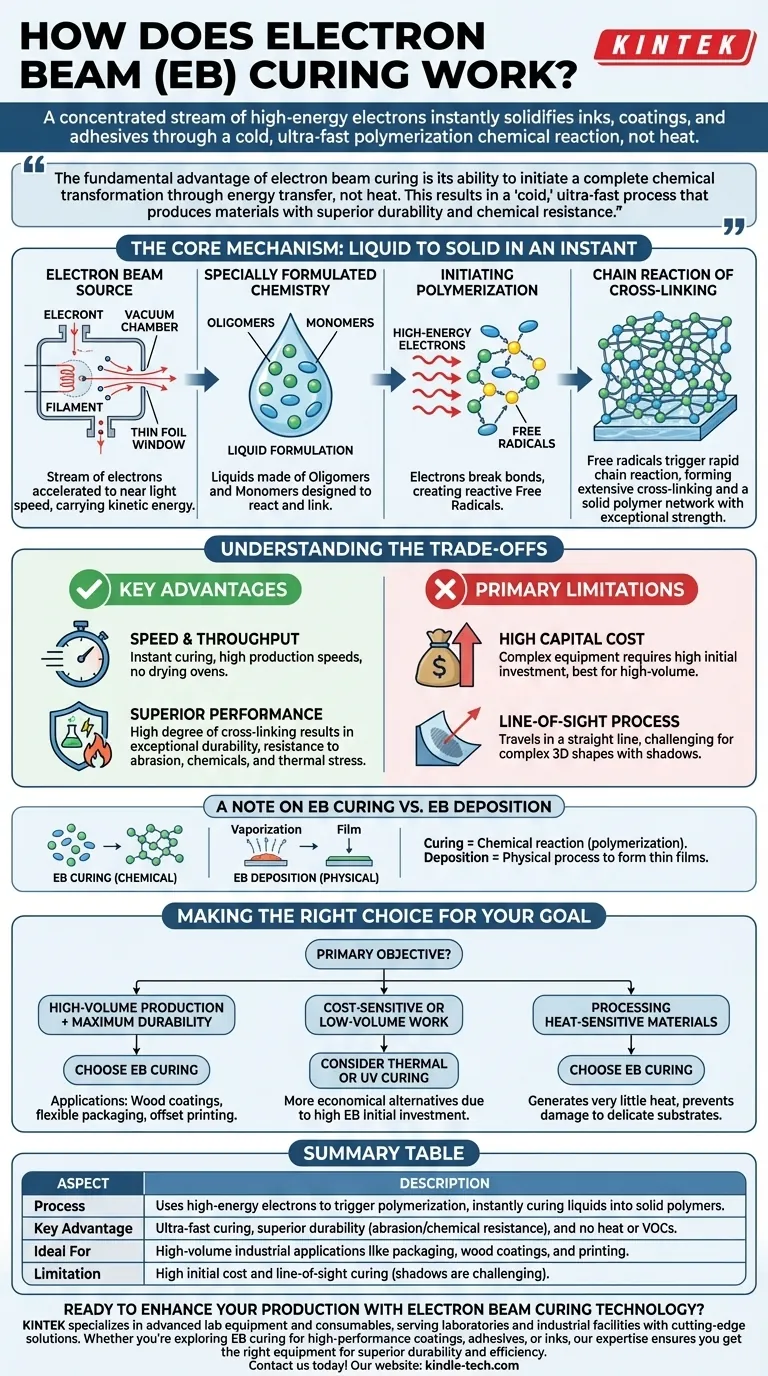 电子束固化是如何工作的？为工业应用实现即时、持久的固化 图解指南