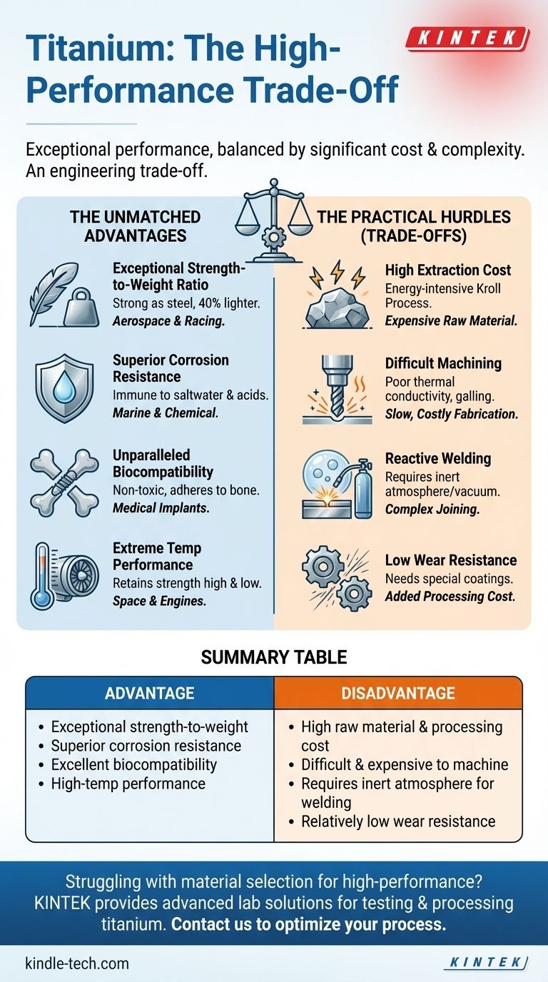 티타늄의 단점과 장점은 무엇인가요? 프로젝트를 위한 성능 대 비용 비교 시각적 가이드