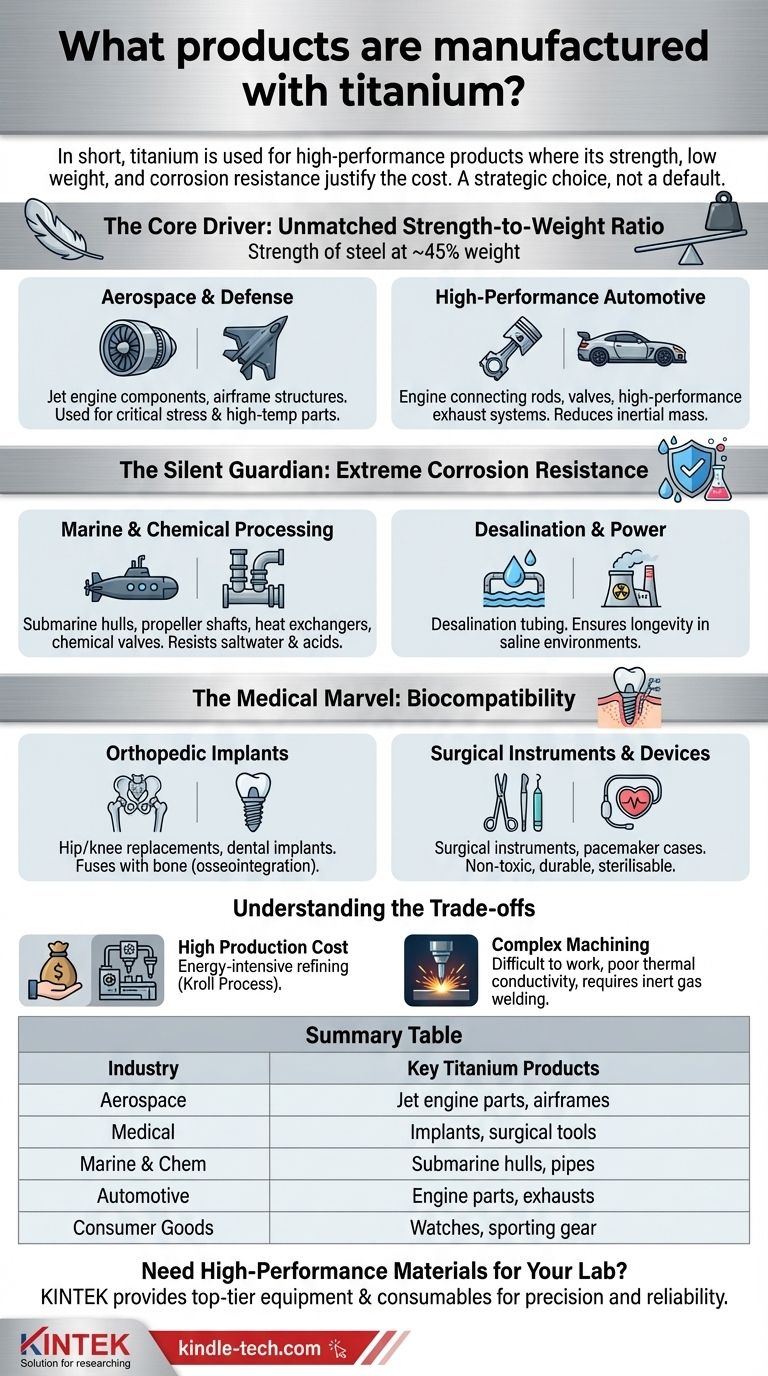 チタンで製造されている製品は？高性能材料の究極ガイド ビジュアルガイド