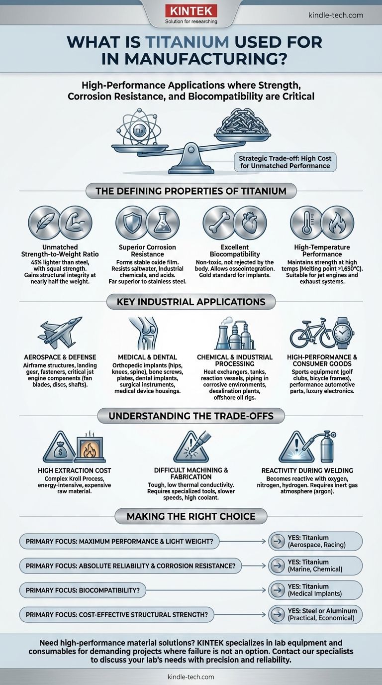 Wofür wird Titan in der Fertigung eingesetzt? Nutzung seiner Hochleistungseigenschaften für kritische Anwendungen Visuelle Anleitung