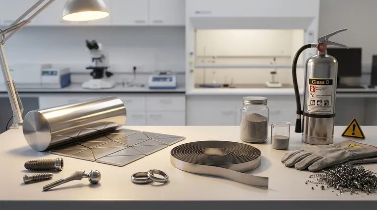 チタンの安全性に関する考慮事項とは？生体適合性金属から火災の危険まで