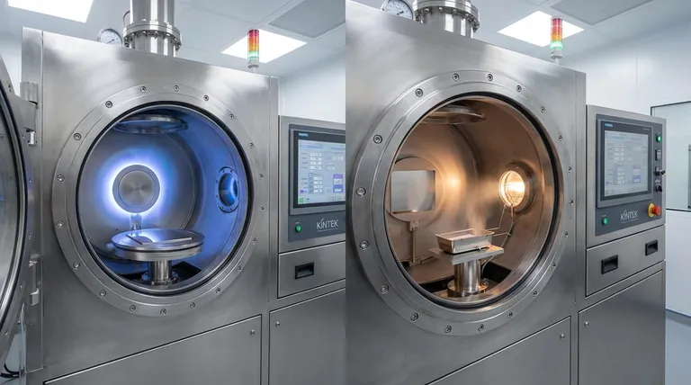 Quais são os dois tipos de PVD? Um guia sobre Sputtering vs. Evaporação Térmica