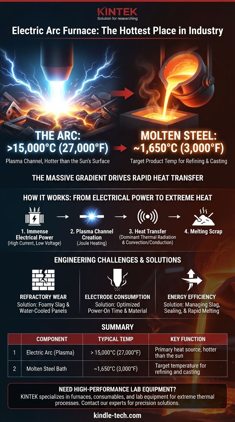 전기로 아크의 온도는 얼마입니까? 태양보다 뜨거운 열을 활용하다 시각적 가이드