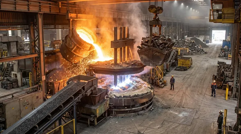 Quel type de matériau devrait être utilisé dans le processus de four à arc électrique pour économiser de l'énergie ? Passer à l'énergie chimique pour une efficacité maximale