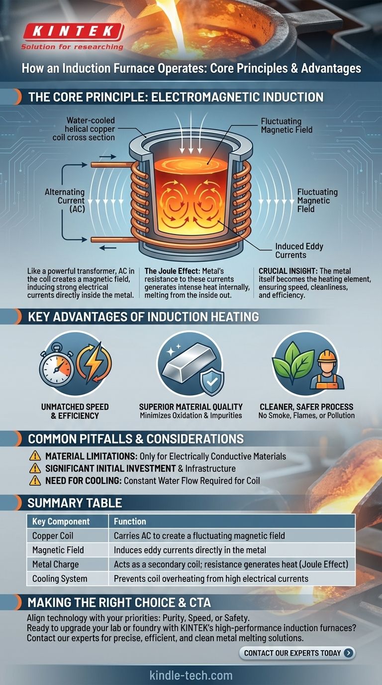 Как работает индукционная печь? Освойте науку эффективной и чистой плавки металлов Визуальное руководство
