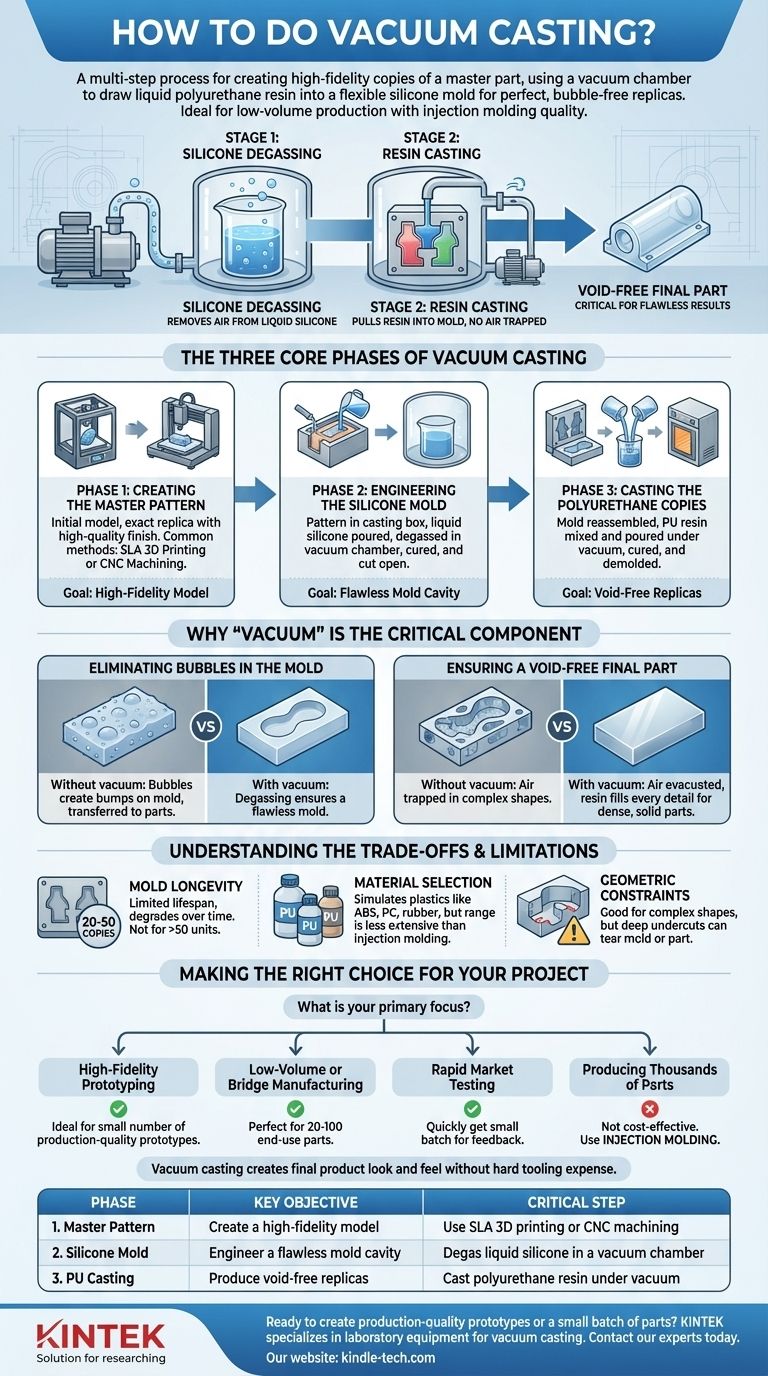 如何进行真空浇注？无瑕原型和小批量零件的分步指南 图解指南