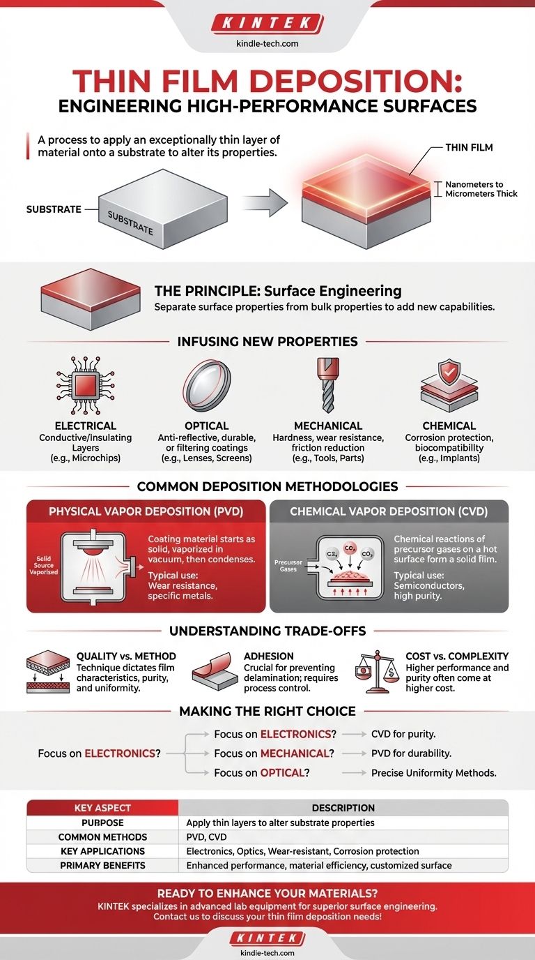 薄膜堆積とは何ですか？材料の高度な表面工学を解き放つ ビジュアルガイド