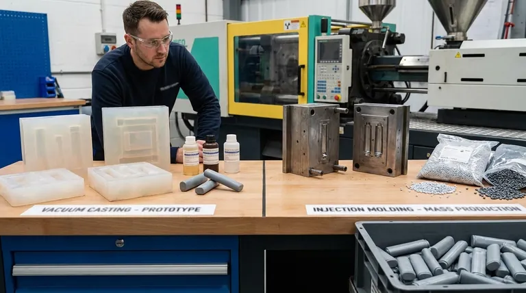 Qual é a diferença entre moldagem a vácuo e moldagem por injeção? Escolha o Processo Certo para o Seu Projeto