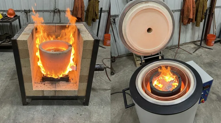 How does a crucible furnace work? A Guide to Indirect vs. Direct Melting
