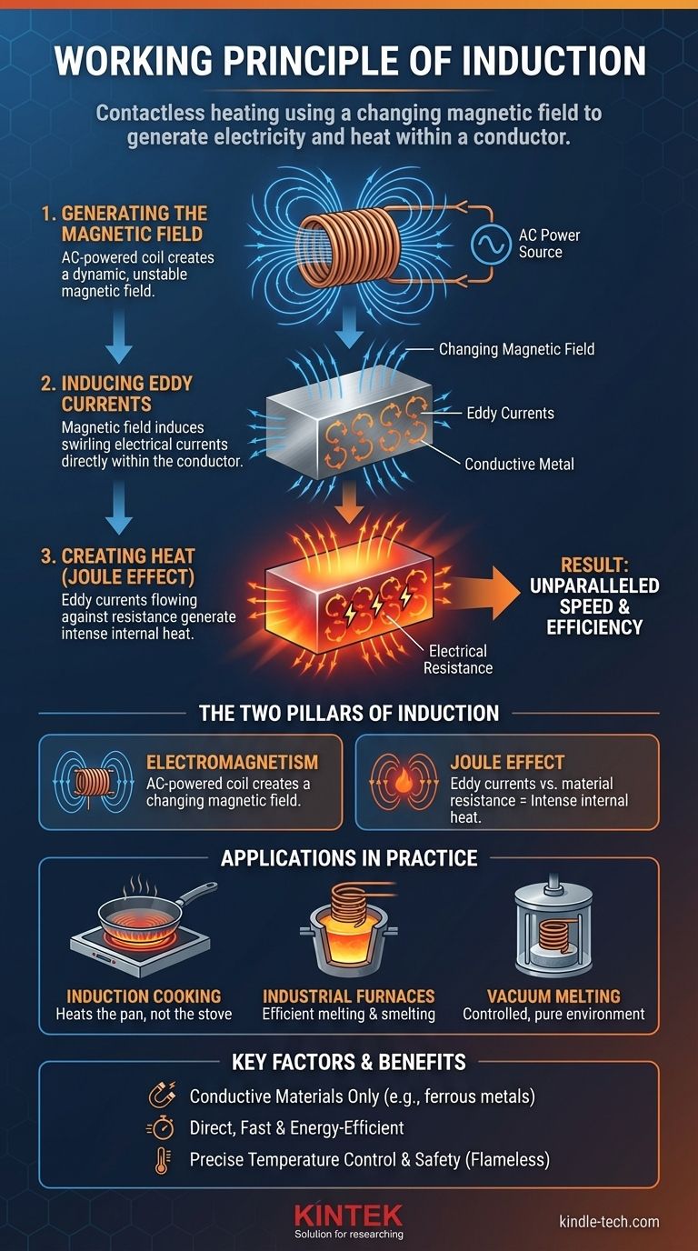 유도의 작동 원리는 무엇입니까? 직접적이고 비접촉식 열 활용 시각적 가이드