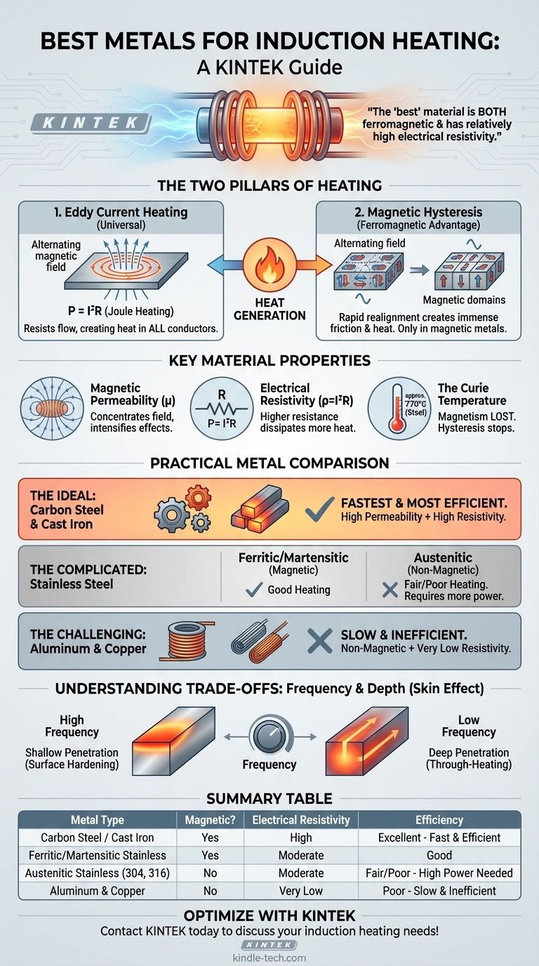 유도 가열에 가장 적합한 금속은 무엇입니까? 강자성 금속으로 빠르고 효율적인 가열을 경험하세요 시각적 가이드