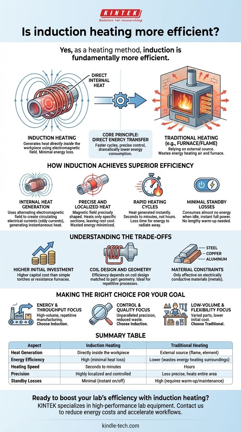 هل التسخين بالحث أكثر كفاءة؟ حقق تسخينًا سريعًا ودقيقًا وموفرًا للطاقة دليل مرئي