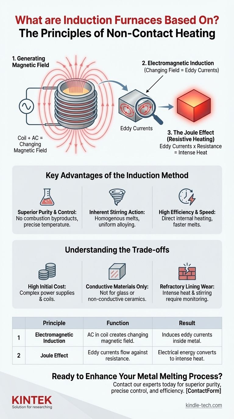 Os fornos de indução baseiam-se no efeito de aquecimento de quê? Desbloqueie a Fusão de Metais Mais Rápida e Limpa Guia Visual