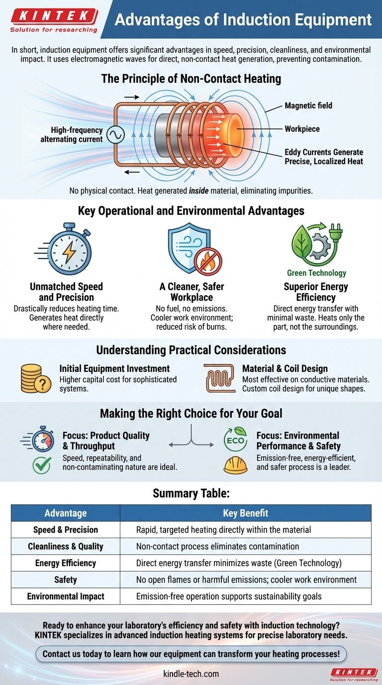 유도 장비의 장점은 무엇입니까? 더 빠르고, 더 깨끗하며, 더 정밀한 가열을 달성하세요 시각적 가이드