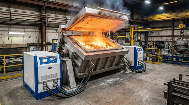 Was ist ein Doppelspur-Induktionsofen? Verdopplung der Leistung für das Schmelzen großer Metallmengen