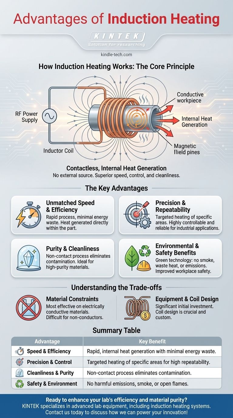 Quali sono i vantaggi del riscaldamento a induzione? Ottieni un calore rapido, preciso e pulito per i tuoi materiali Guida Visiva