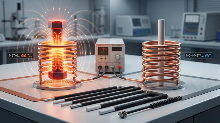 هل يعمل التسخين بالحث على المواد غير المعدنية؟ الدور الحاسم للموصلية الكهربائية