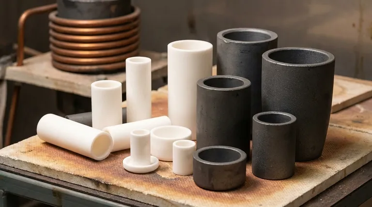 Quale materiale viene utilizzato per i crogioli dei forni a induzione? Abbina il tuo metallo e la frequenza per una fusione ottimale