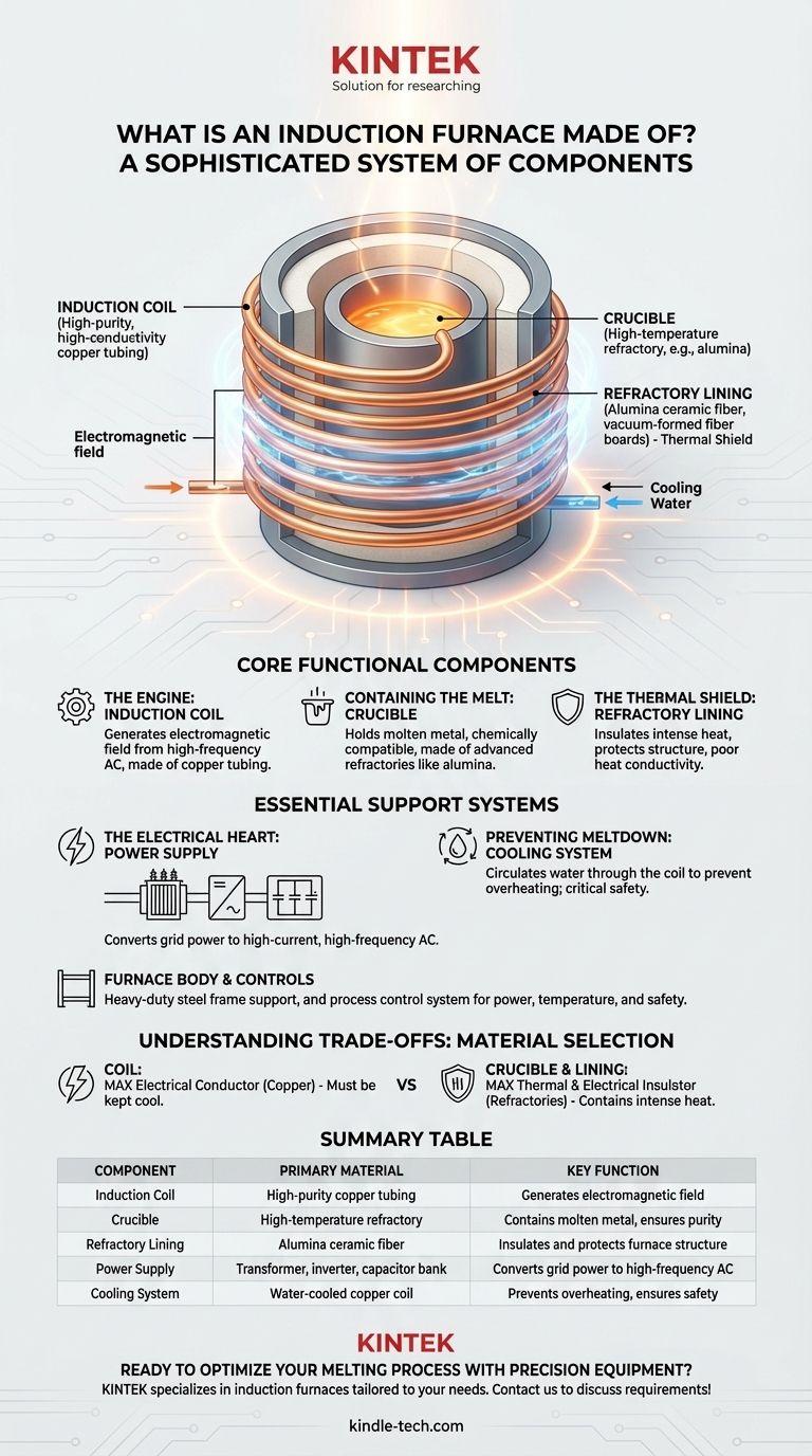 What is an induction furnace made of? A Deep Dive into Its Core Components Visual Guide
