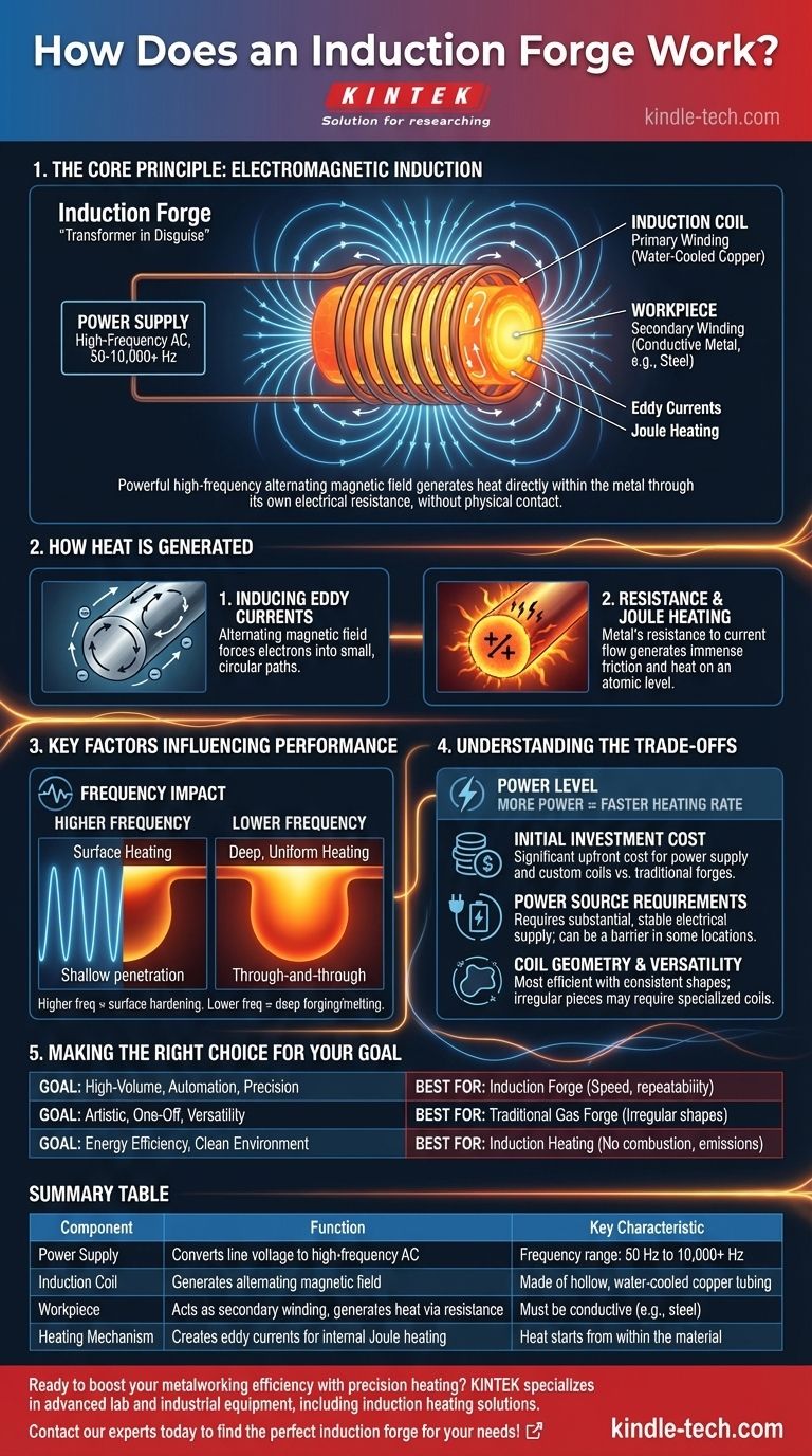 كيف يعمل فرن الحث؟ أطلق العنان لقوة التسخين الكهرومغناطيسي دليل مرئي