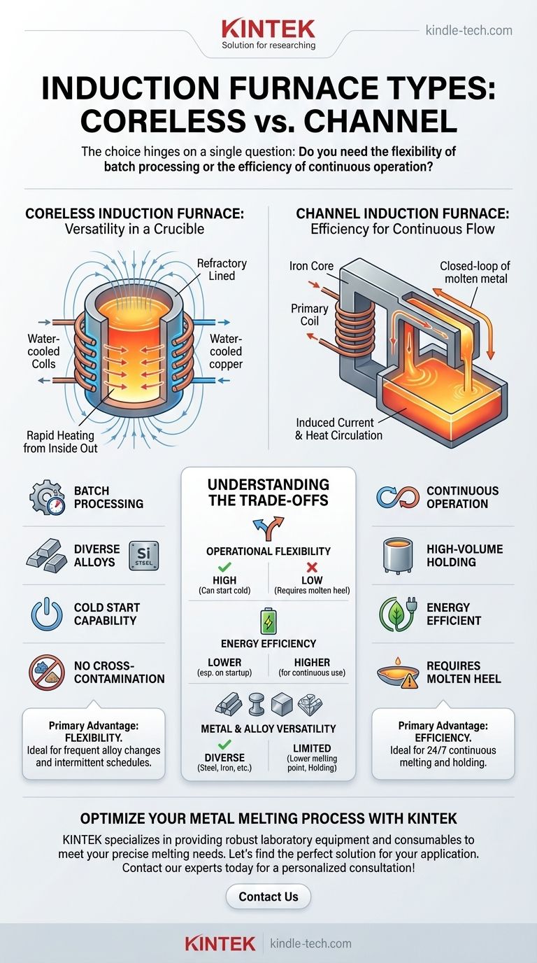 Quels sont les différents types de fours à induction ? Choisissez celui qui convient à vos besoins de fusion Guide Visuel