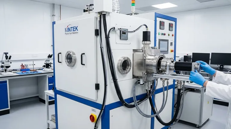 Quel est un exemple de dépôt physique en phase vapeur ? Découvrez le bombardement par pulvérisation cathodique et l'évaporation thermique