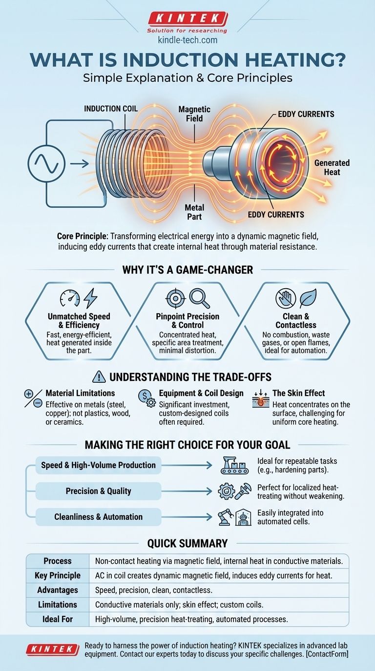 Cos'è il riscaldamento a induzione in parole semplici? Un modo rapido, preciso e pulito per riscaldare il metallo Guida Visiva