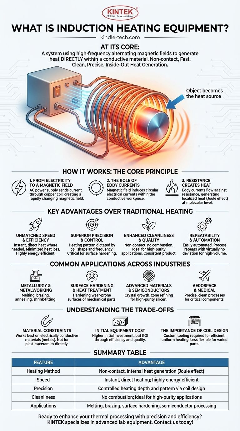 Qu'est-ce qu'un équipement de chauffage par induction ? Obtenez un traitement thermique rapide, précis et propre Guide Visuel