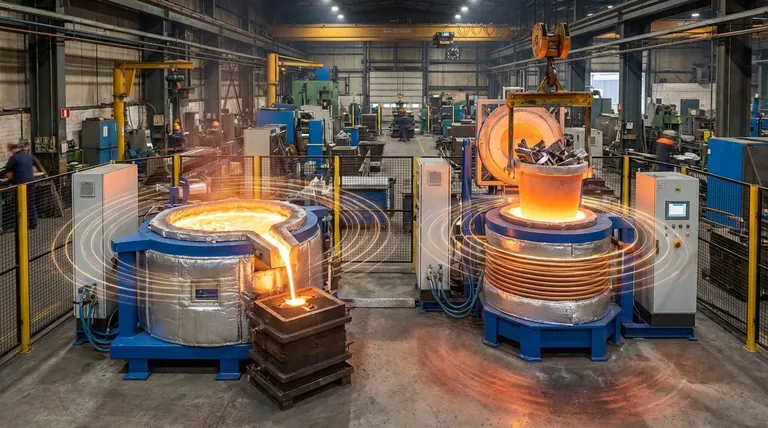 ما هما نوعا التسخين بالحث؟ مقارنة بين فرن القناة والفرن بدون قلب