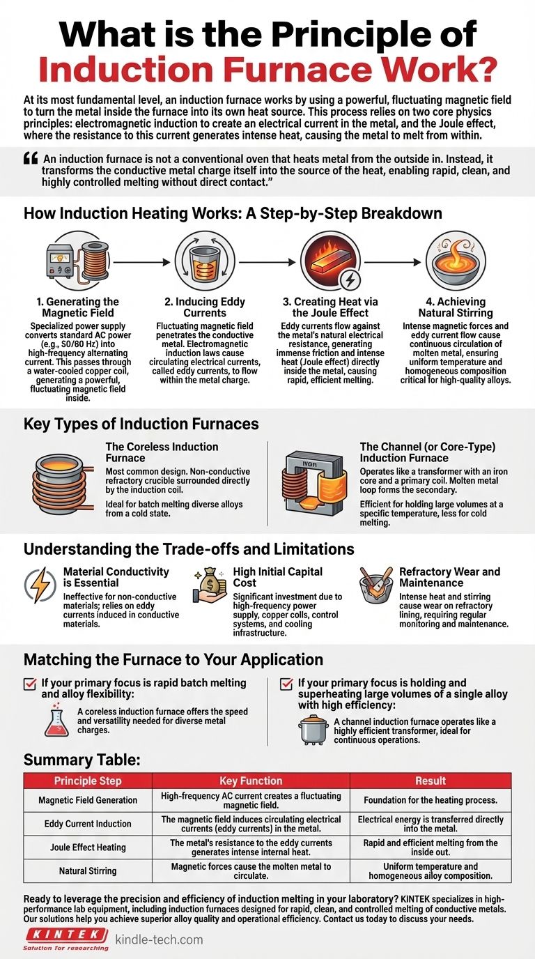 What is the principle of induction furnace work? Unlock Fast, Clean Metal Melting Visual Guide