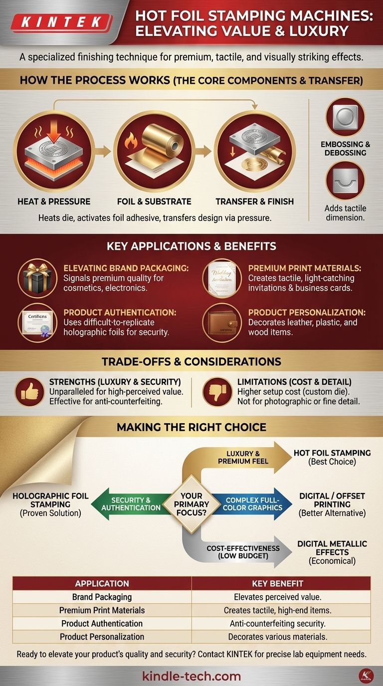 Wofür wird eine Heißprägemaschine verwendet? Verleihen Sie Ihren Produkten Luxus & Sicherheit Visuelle Anleitung