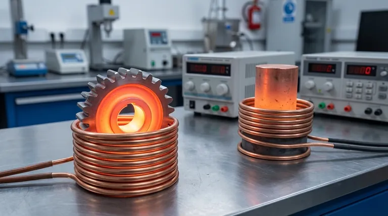 유도 가열은 비자성 재료에서도 작동합니까? 네, 알루미늄 및 구리와 같은 전도성 금속의 경우 작동합니다.